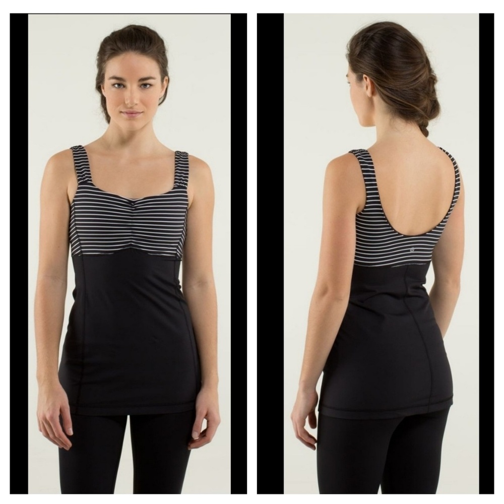 Lululemon Aria Tank II Parallel Strips